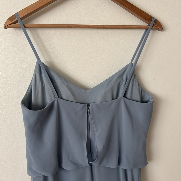 Birdy Grey Elegant Dusty Blue Maxi Dress M - Picture 5 of 8